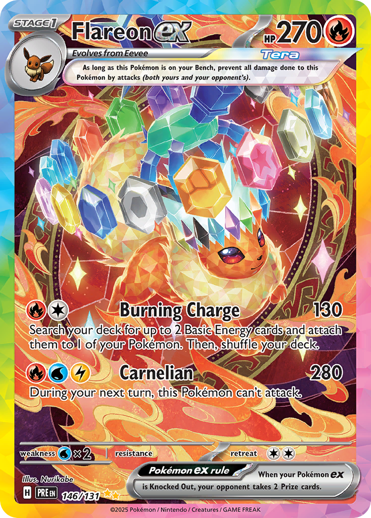 Flareon ex - Prismatic Evolutions - 146/131 - Holofoil
