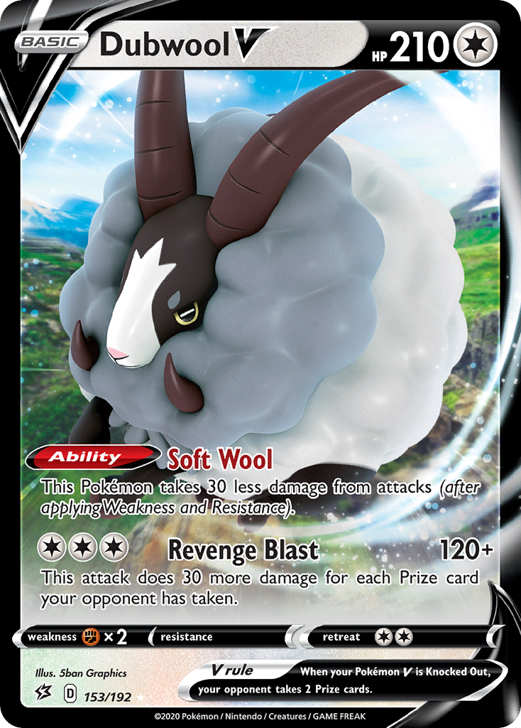 Dubwool V - Rebel Clash - 153/192 - Holofoil
