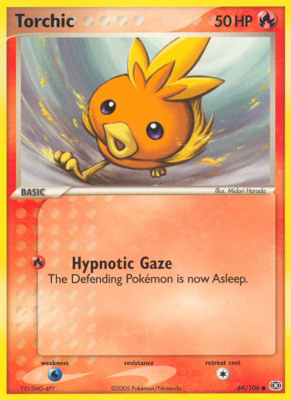Torchic - Emerald - 69/106 - Reverse Holofoil