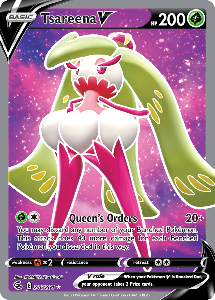 Tsareena V - Fusion Strike - 246/264 - Holofoil