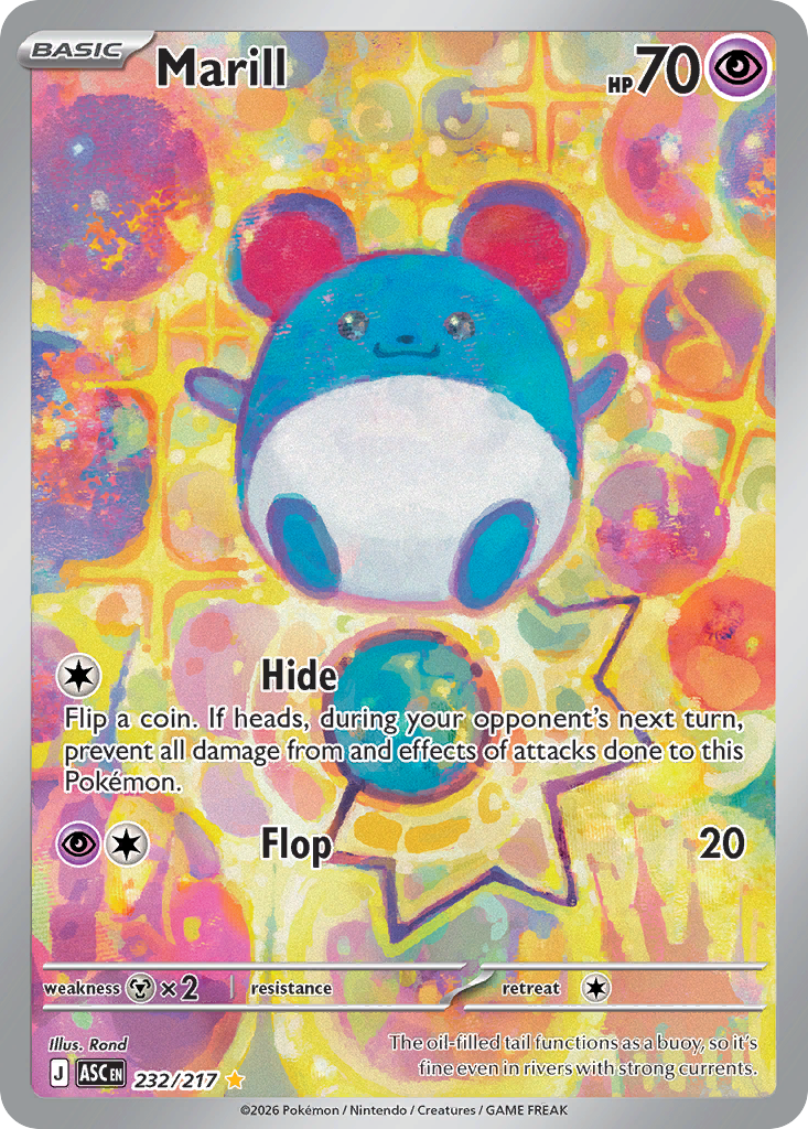 Marill - Ascended Heroes - 232/217 - Holofoil