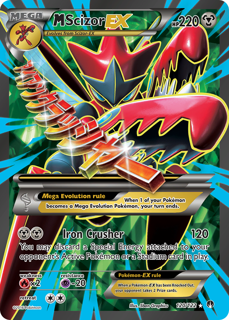 M Scizor-EX - BREAKpoint - 120/122 - Holofoil