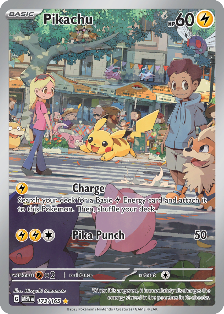 Pikachu - 151 - 173/165 - Holofoil