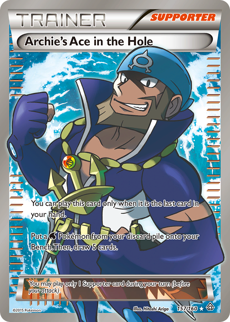 Archie's Ace in the Hole - Primal Clash - 157/160 - Holofoil