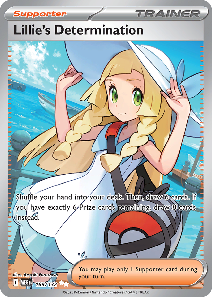 Lillie's Determination - Mega Evolution - 169/132 - Holofoil