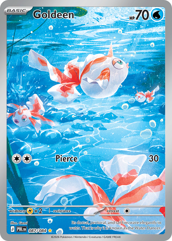 Goldeen - Pitch Black - 087/084 - Holofoil
