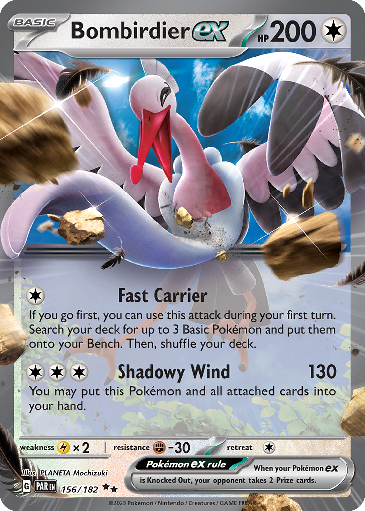 Bombirdier ex - Paradox Rift - 156/182 - Holofoil