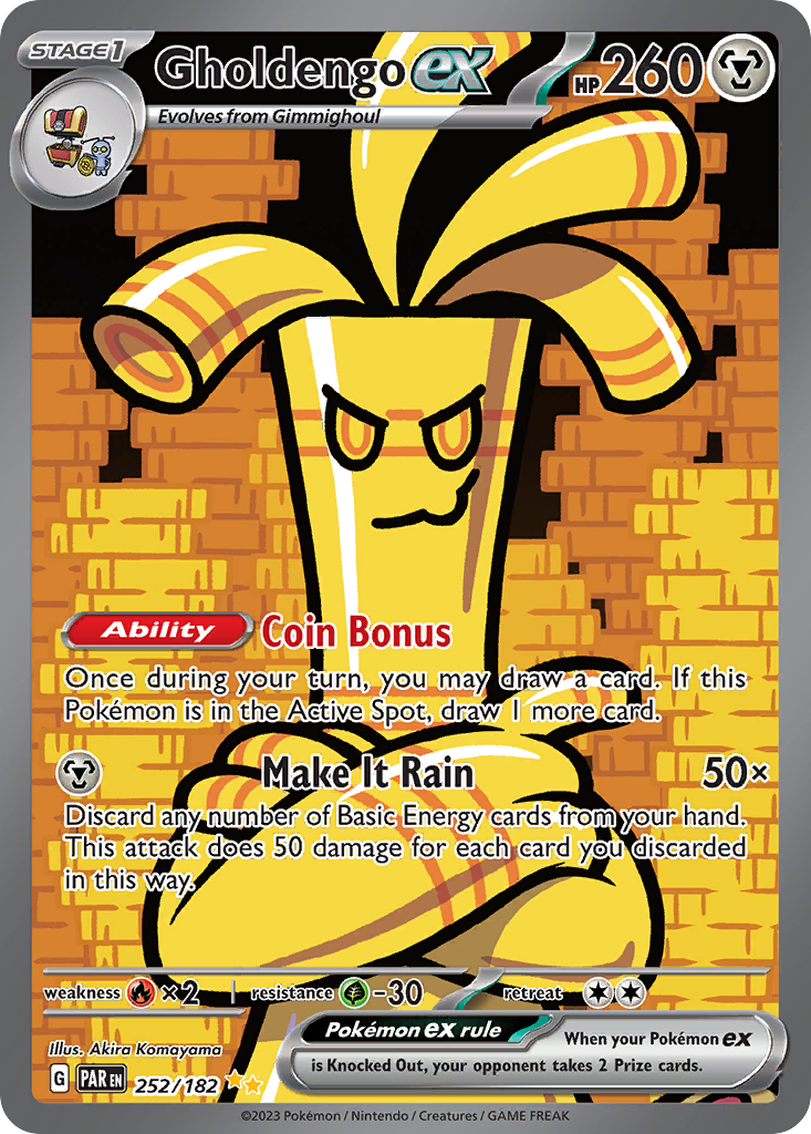 Gholdengo ex - Paradox Rift - 252/182 - Holofoil