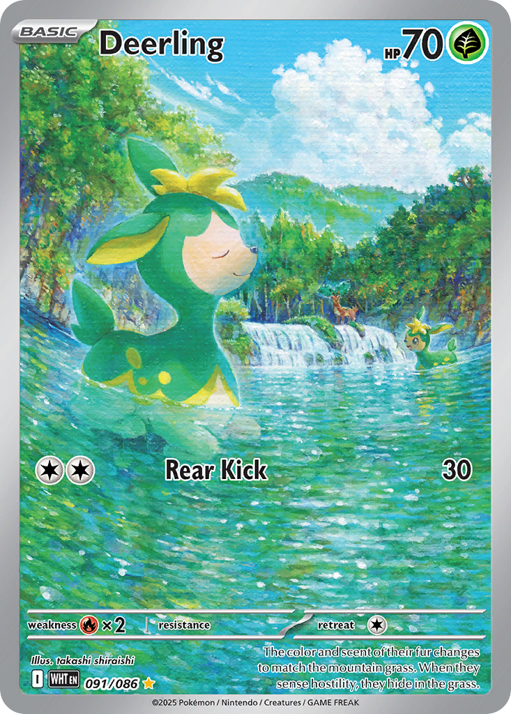 Deerling - White Flare - 091/086 - Holofoil
