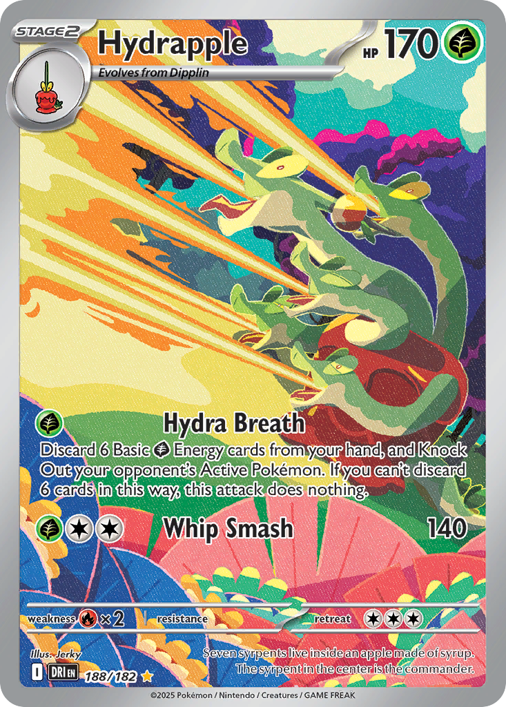 Hydrapple - Destined Rivals - 188/182 - Holofoil