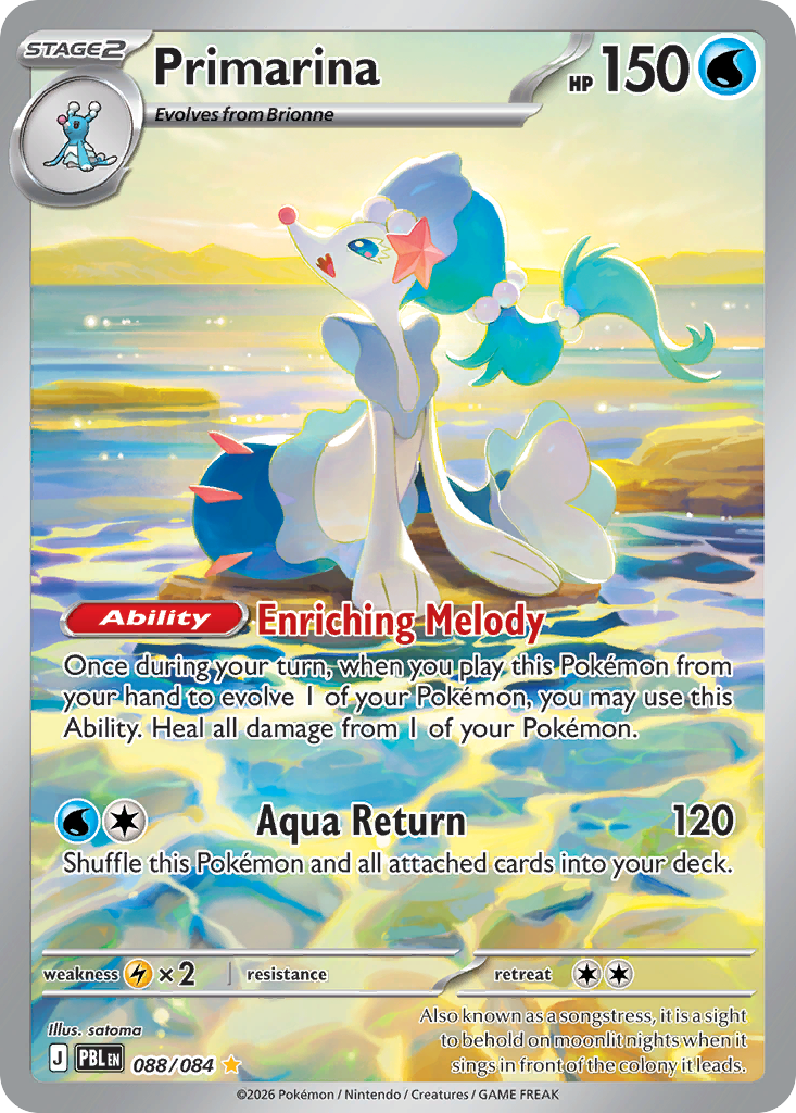Primarina - Pitch Black - 088/084 - Holofoil