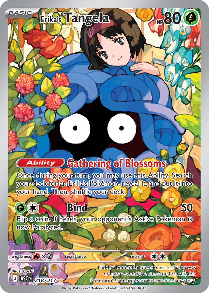 Erika's Tangela - Ascended Heroes - 218/217 - Holofoil