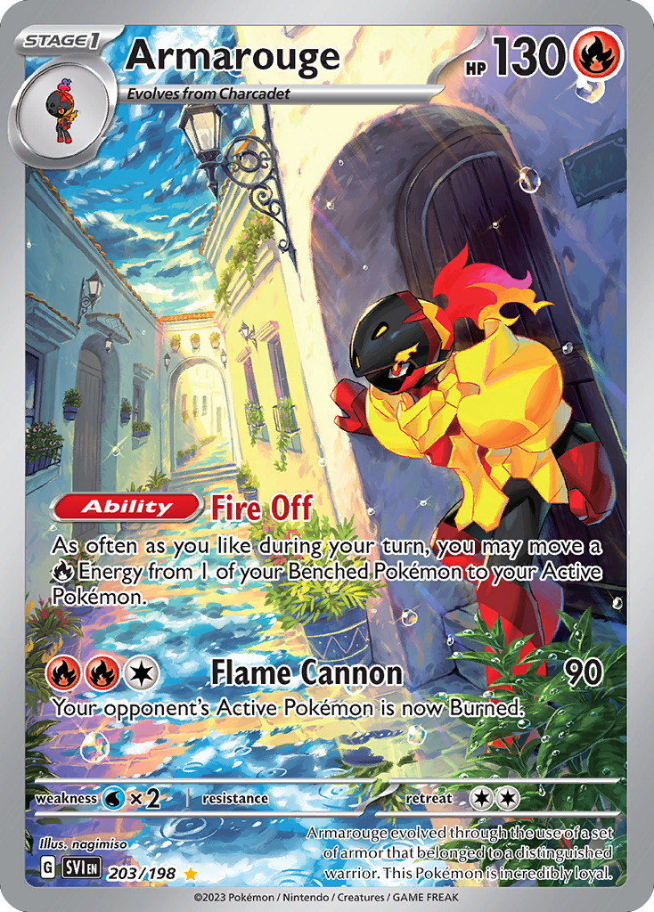 Armarouge - Scarlet & Violet - 203/198 - Holofoil