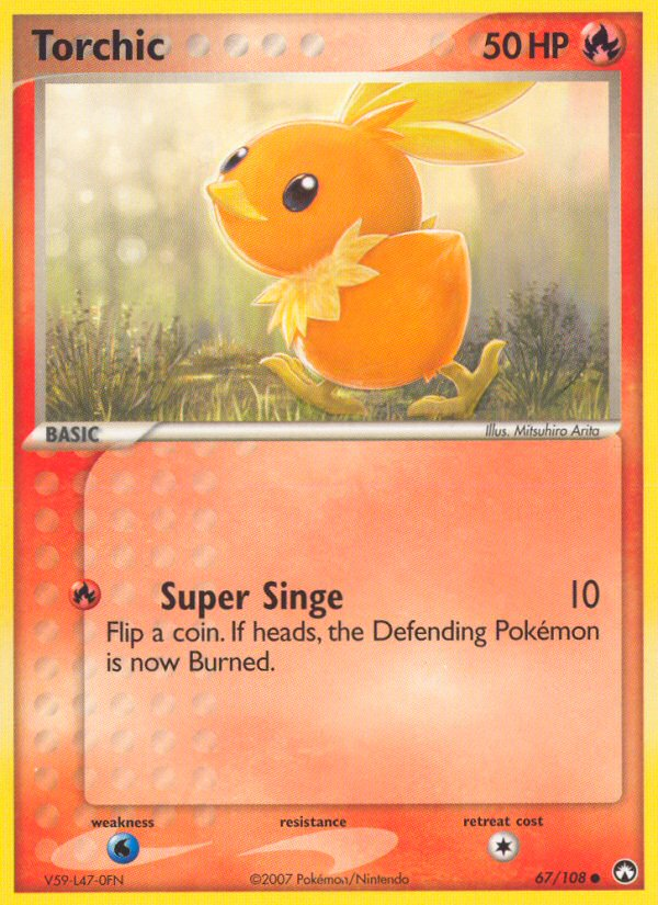 Torchic - Power Keepers - 67/108 - Reverse Holofoil