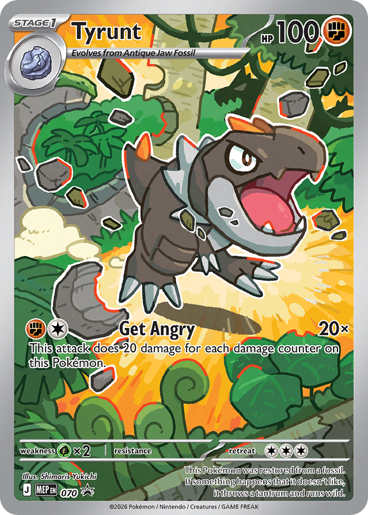 Tyrunt - Mega Evolution Black Star Promos - 070 - Holofoil