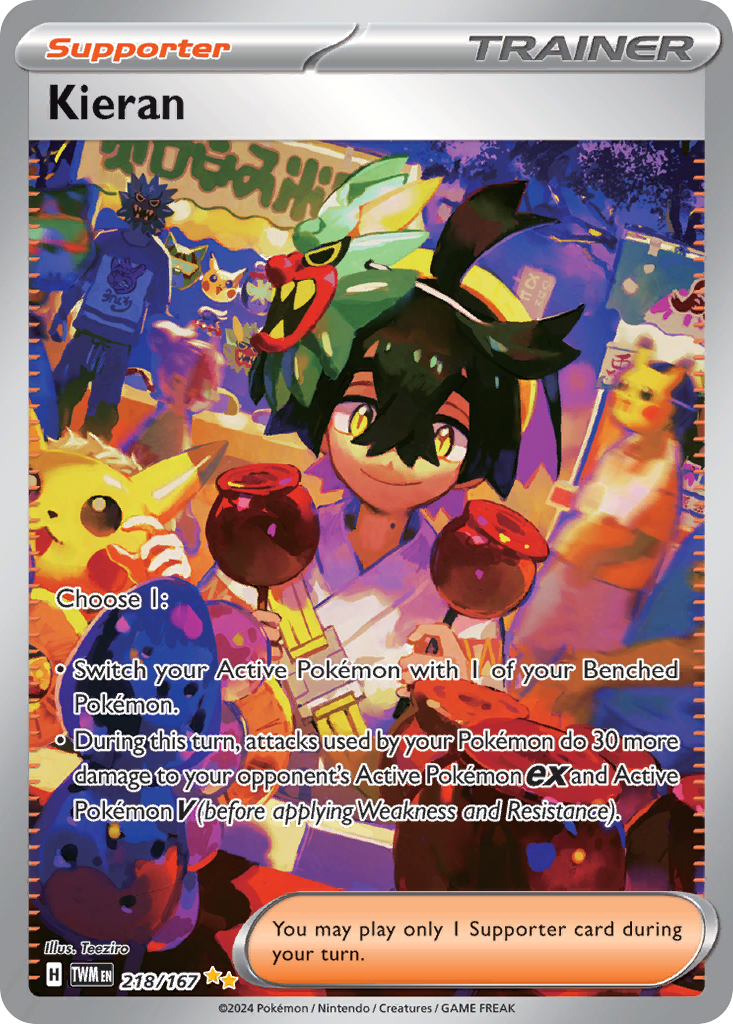 Kieran - Twilight Masquerade - 218/167 - Holofoil
