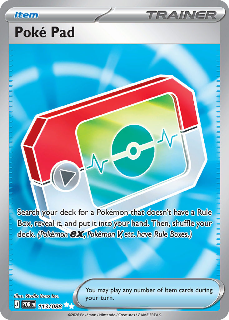 Poké Pad - Perfect Order - 113/088 - Holofoil