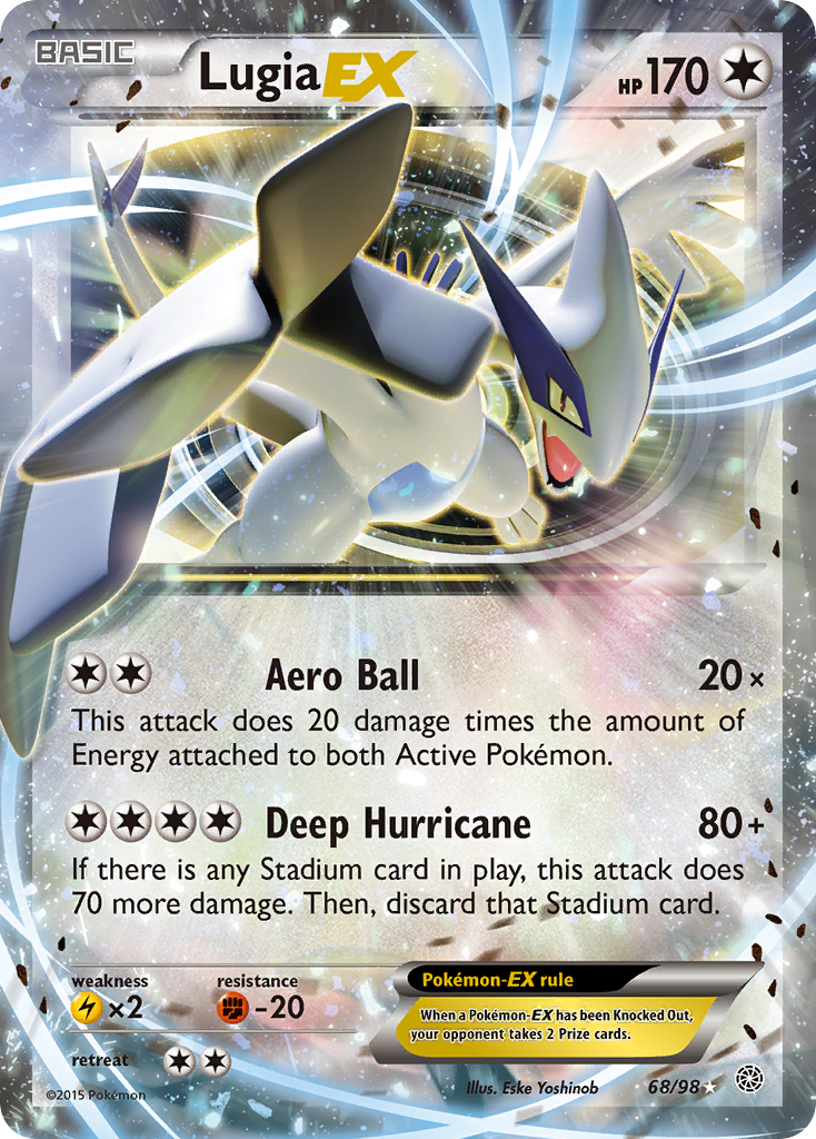 Lugia-EX - Ancient Origins - 68/98 - Holofoil