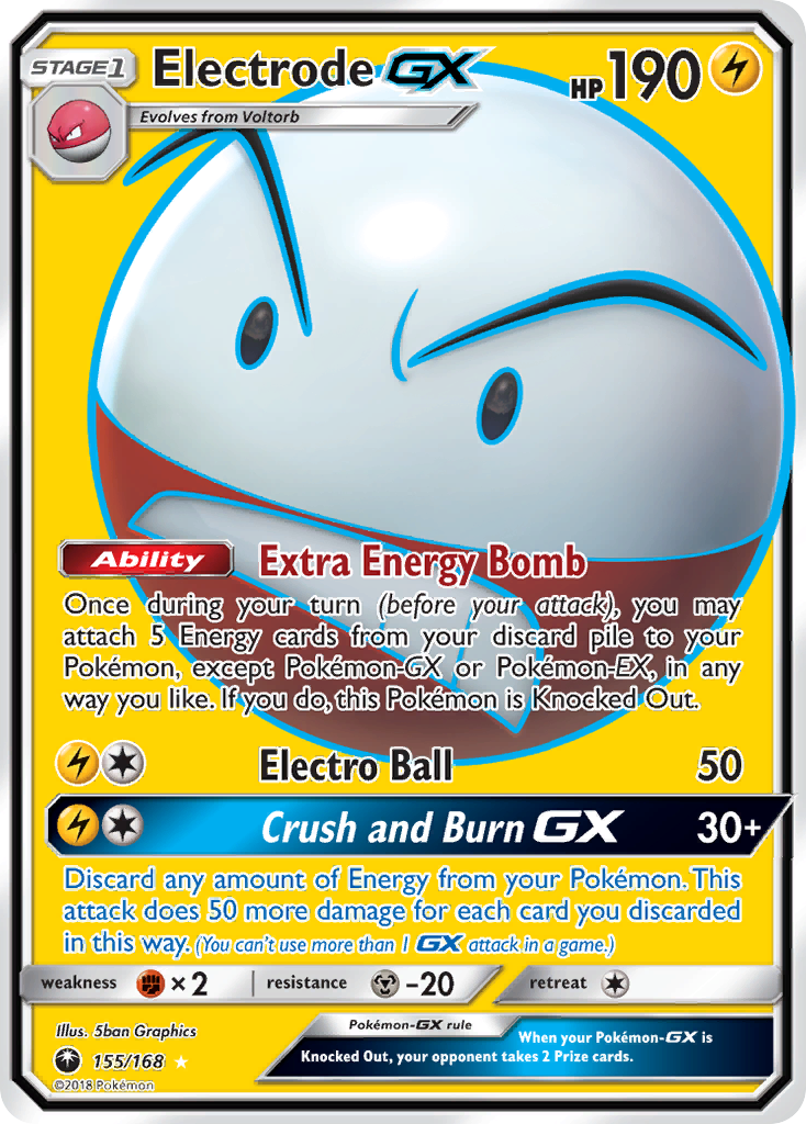 Electrode-GX - Celestial Storm - 155/168 - Holofoil