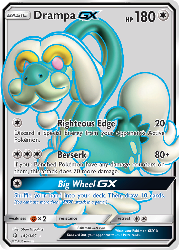 Drampa-GX - Guardians Rising - 142/145 - Holofoil