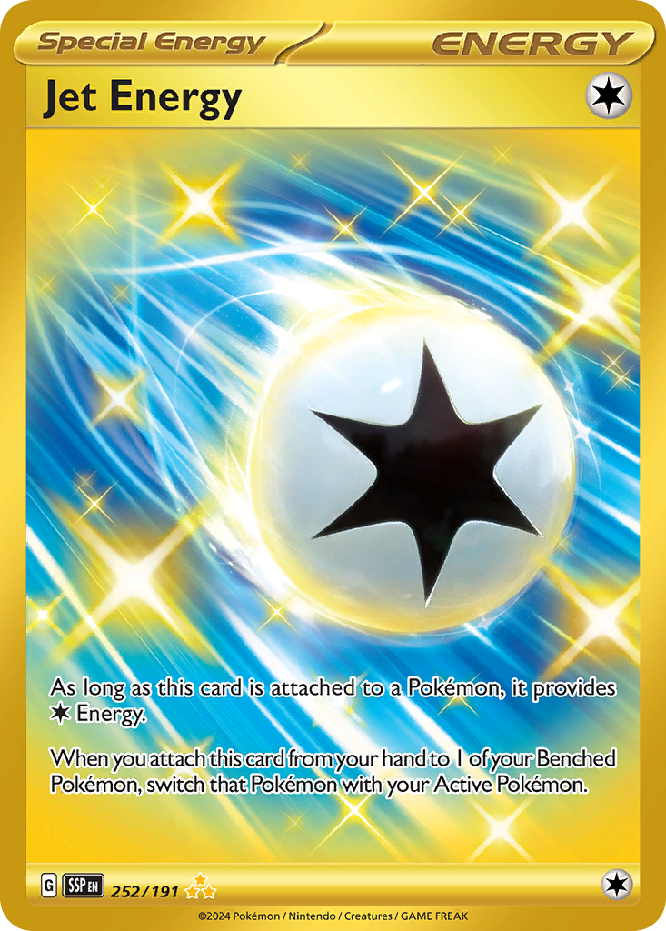 Jet Energy - Surging Sparks - 252/191 - Holofoil