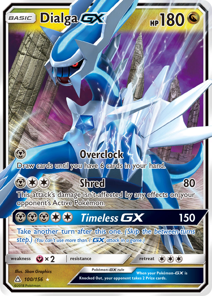 Dialga-GX - Ultra Prism - 100/156 - Holofoil