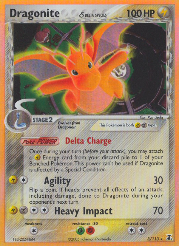 Dragonite δ - Delta Species - 3/113 - Holofoil