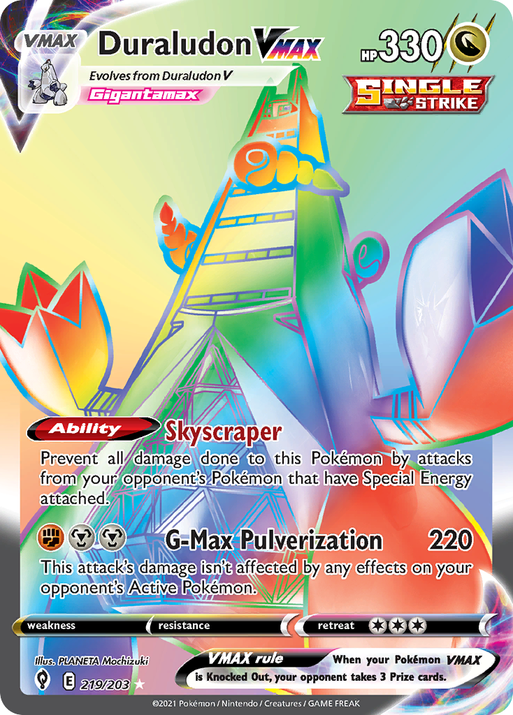 Duraludon VMAX - Evolving Skies - 219/203 - Holofoil