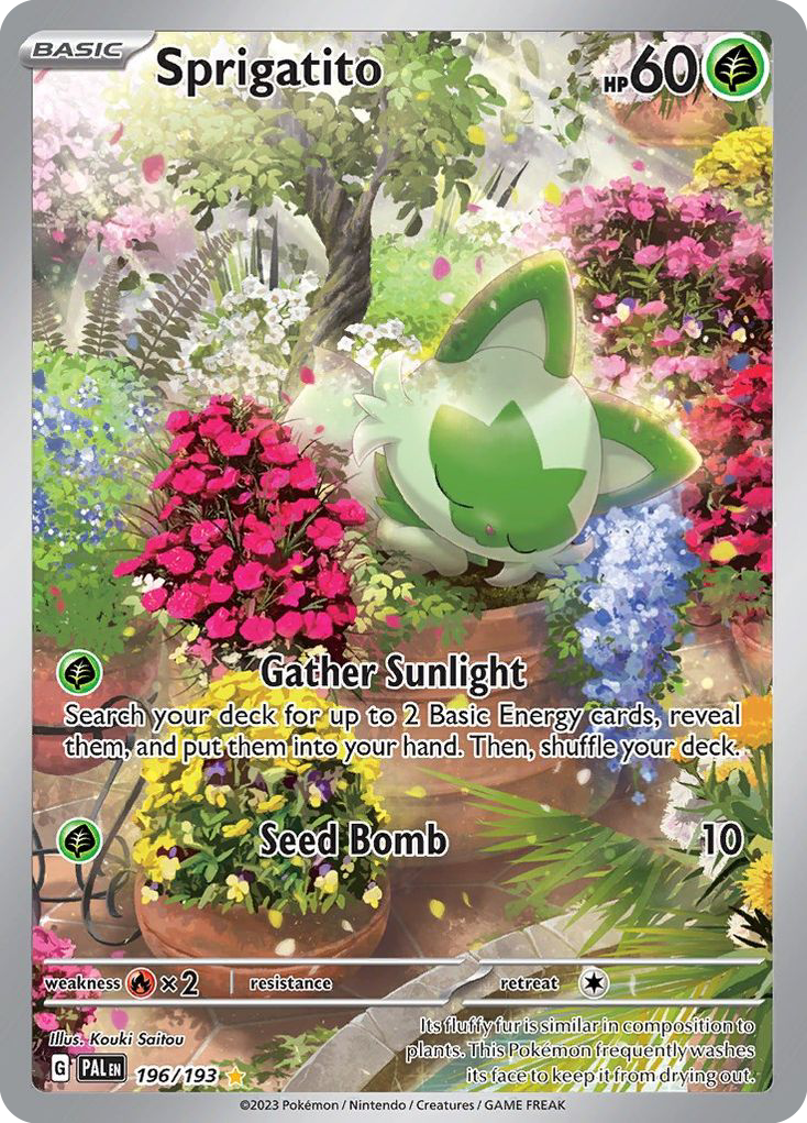 Sprigatito - Paldea Evolved - 196/193 - Holofoil