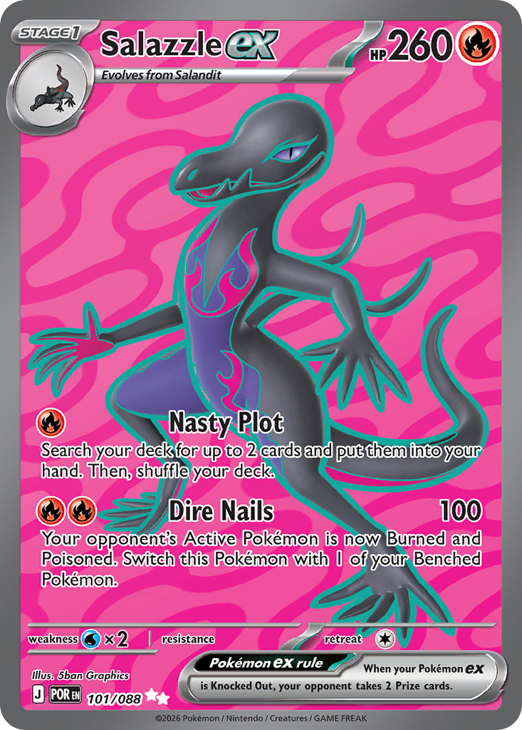Salazzle ex - Perfect Order - 101/088 - Holofoil
