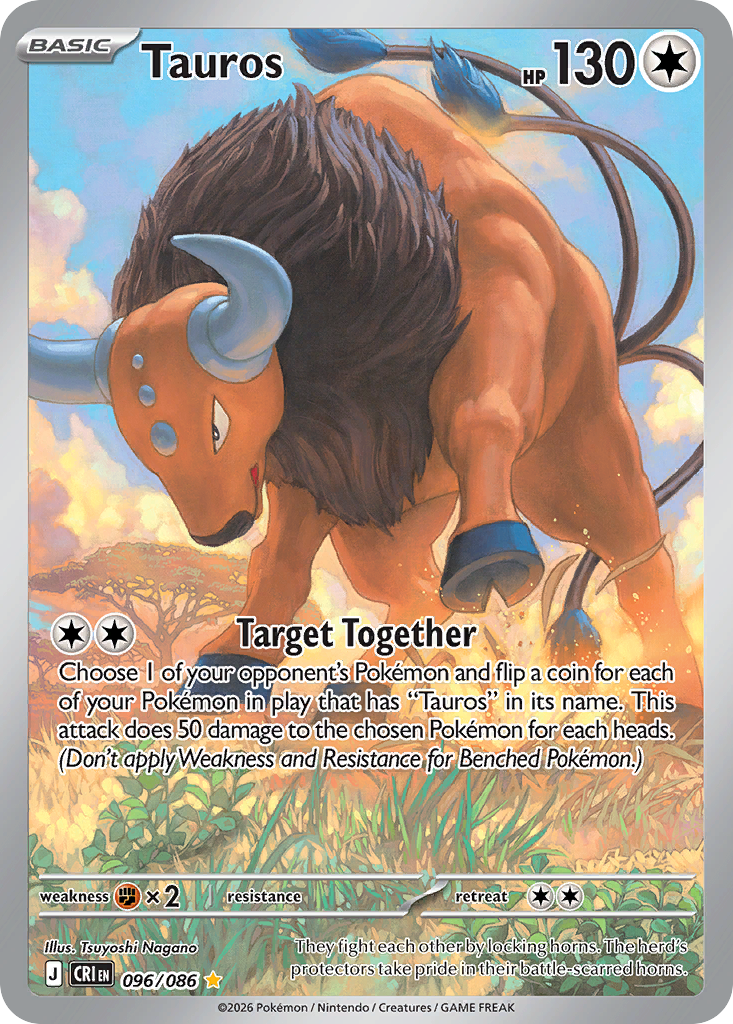 Tauros - Chaos Rising - 096/086 - Holofoil
