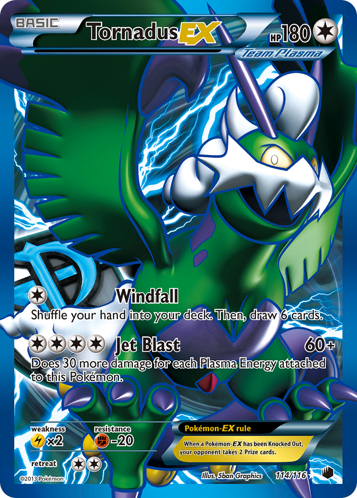 Tornadus-EX - Plasma Freeze - 114/116 - Holofoil