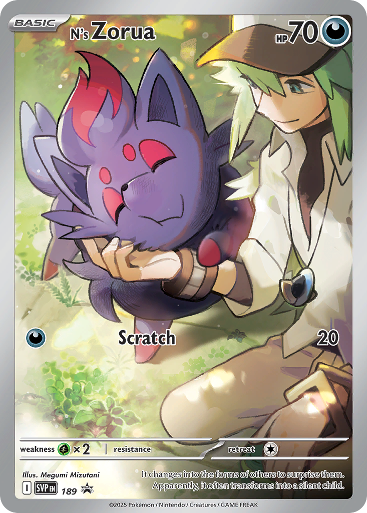 N's Zorua - Scarlet & Violet Black Star Promos - 189 - Holofoil