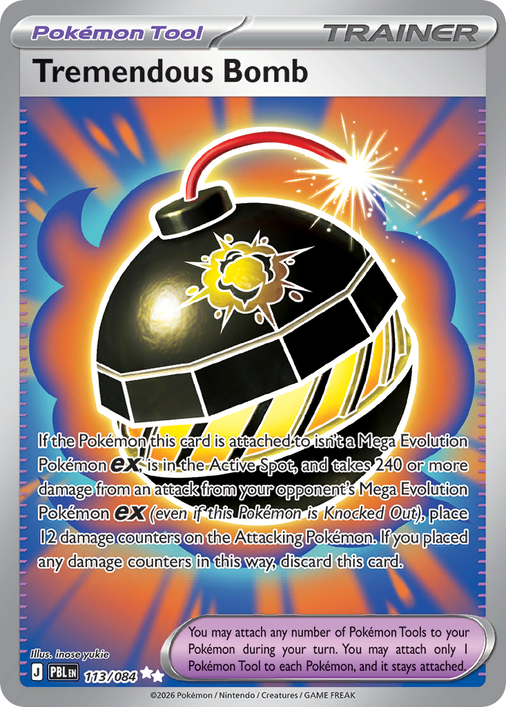 Tremendous Bomb - Pitch Black - 113/084 - Holofoil