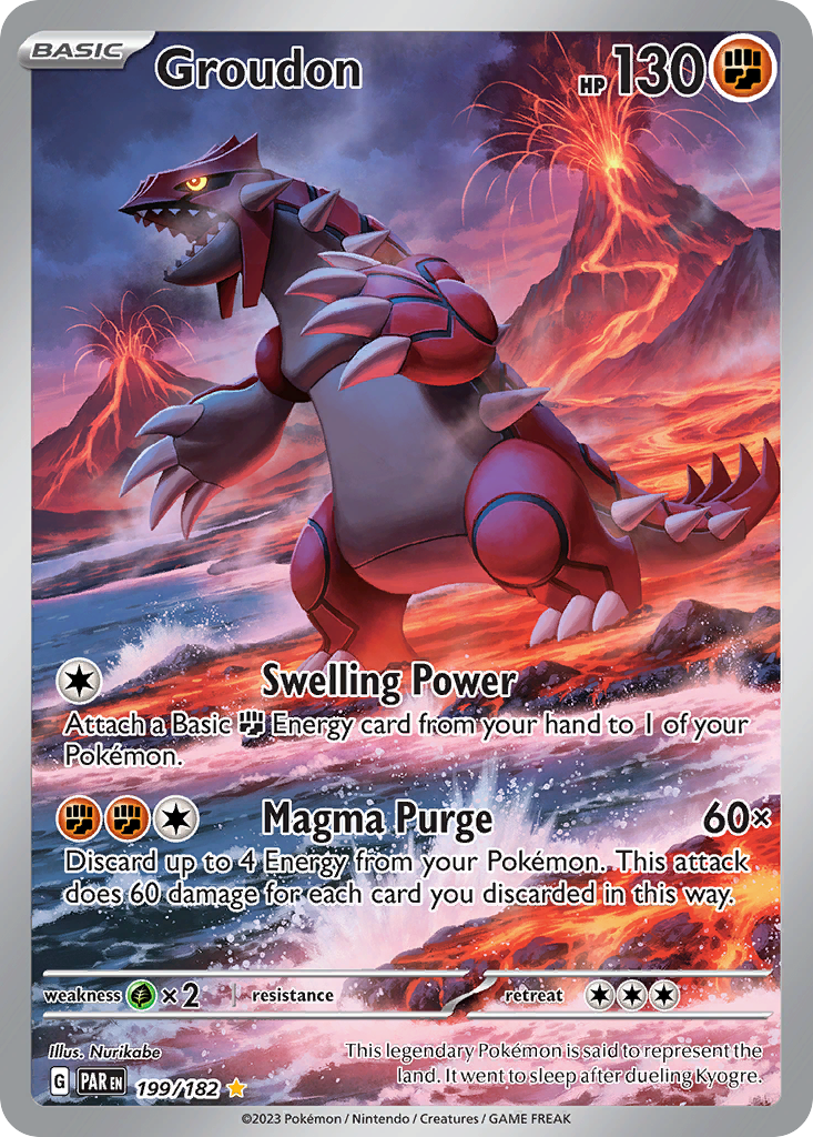 Groudon - Paradox Rift - 199/182 - Holofoil