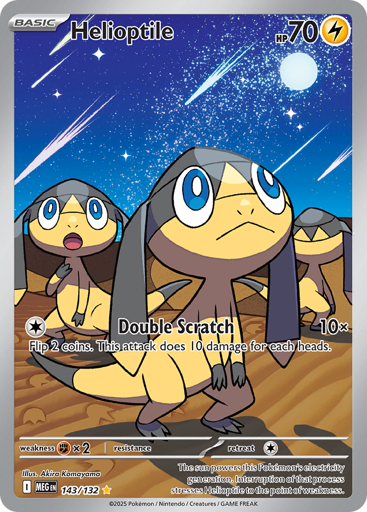 Helioptile - Mega Evolution - 143/132 - Holofoil
