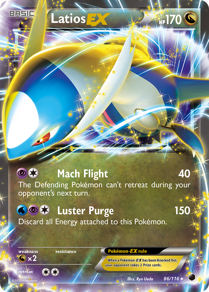 Latios-EX - Plasma Freeze - 86/116 - Holofoil