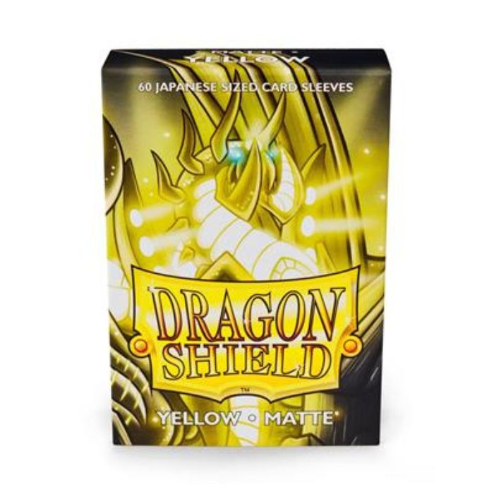 Dragon Shield - Yellow Matte Japanese Sleeves
