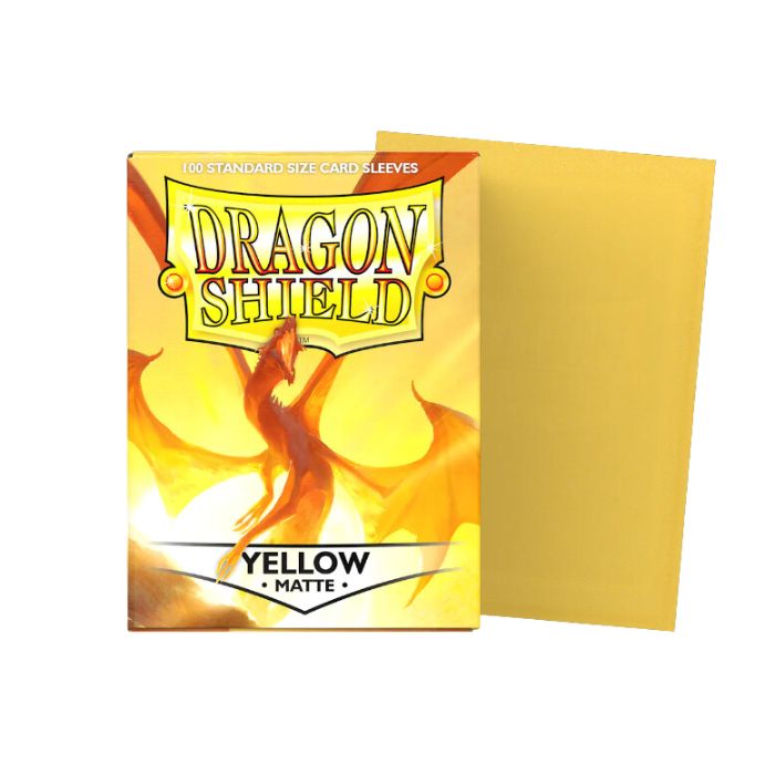 Dragon Shield - Matte Sleeves Yellow (100 Sleeves)