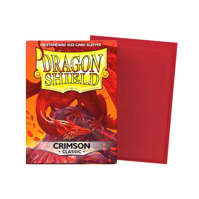 Dragon Shield - Classic Sleeves Crimson (100 Sleeves)