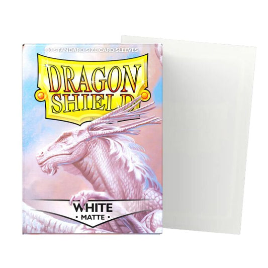 Dragon Shield - Matte Sleeves White (100 Sleeves)