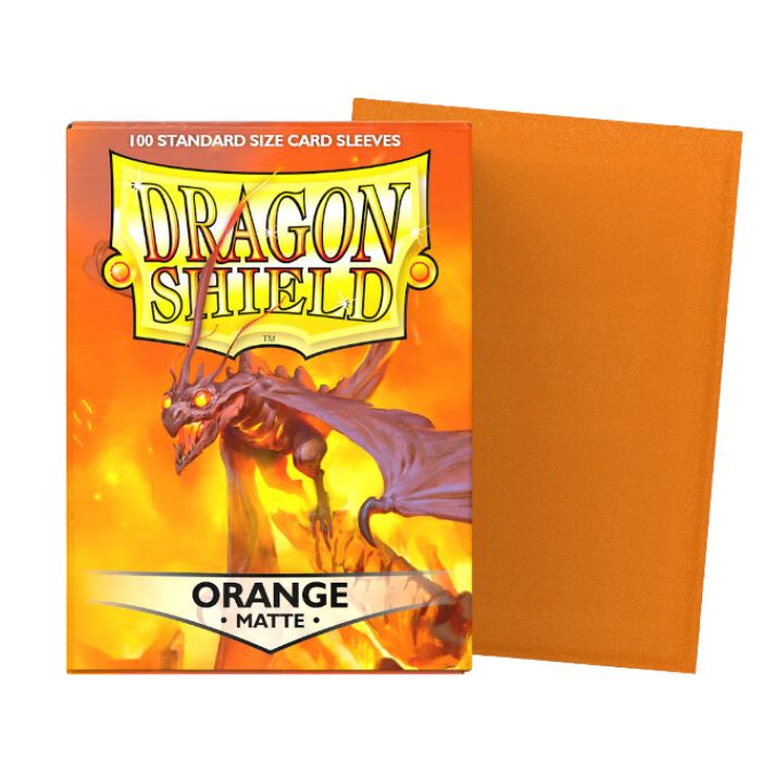 Dragon Shield - Matte Sleeves Orange (100 Sleeves)