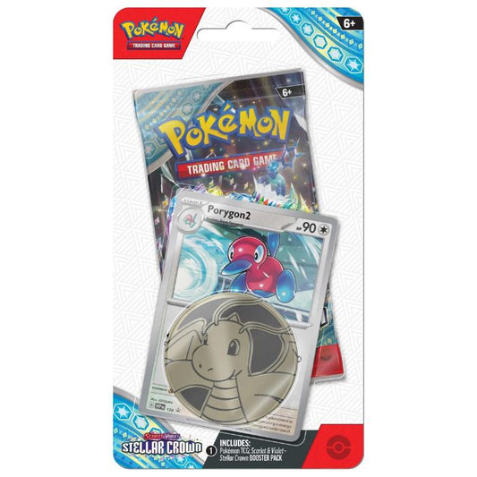 Pokemon: Stellar Crown Checklane Blister Porygon2