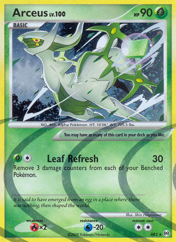 Arceus - Arceus - AR2 - Holofoil