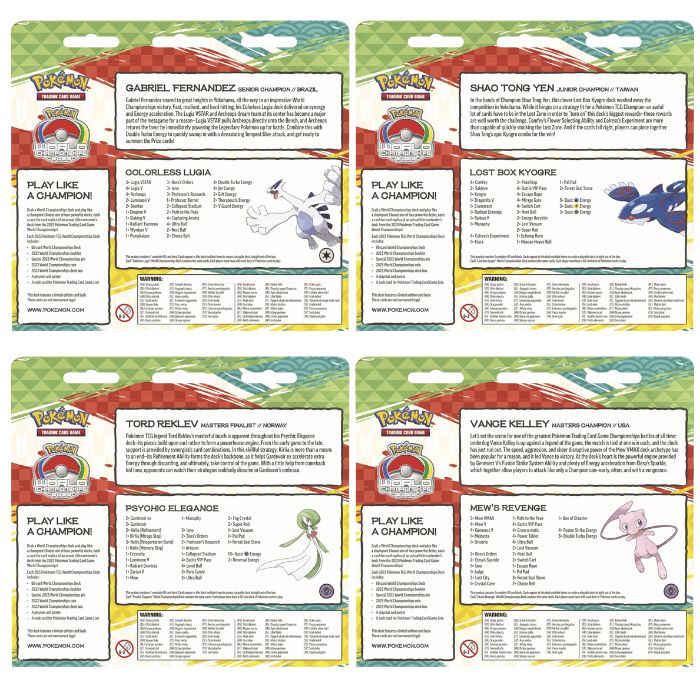 Pokémon TCG: 2023 World Championships Deck