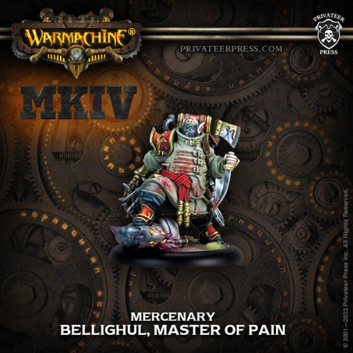 WARMACHINE - Bellighul, Master of Pain - Mercenary Character Solo (PREORDER)