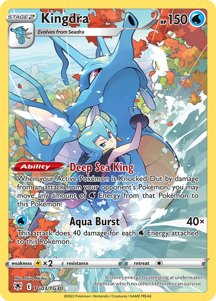 Kingdra - Astral Radiance Trainer Gallery - TG03/TG30 - Holofoil