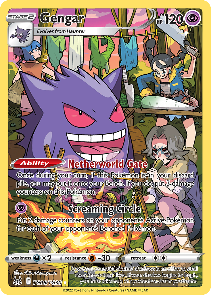 Gengar - Lost Origin Trainer Gallery - TG06/TG30 - Holofoil