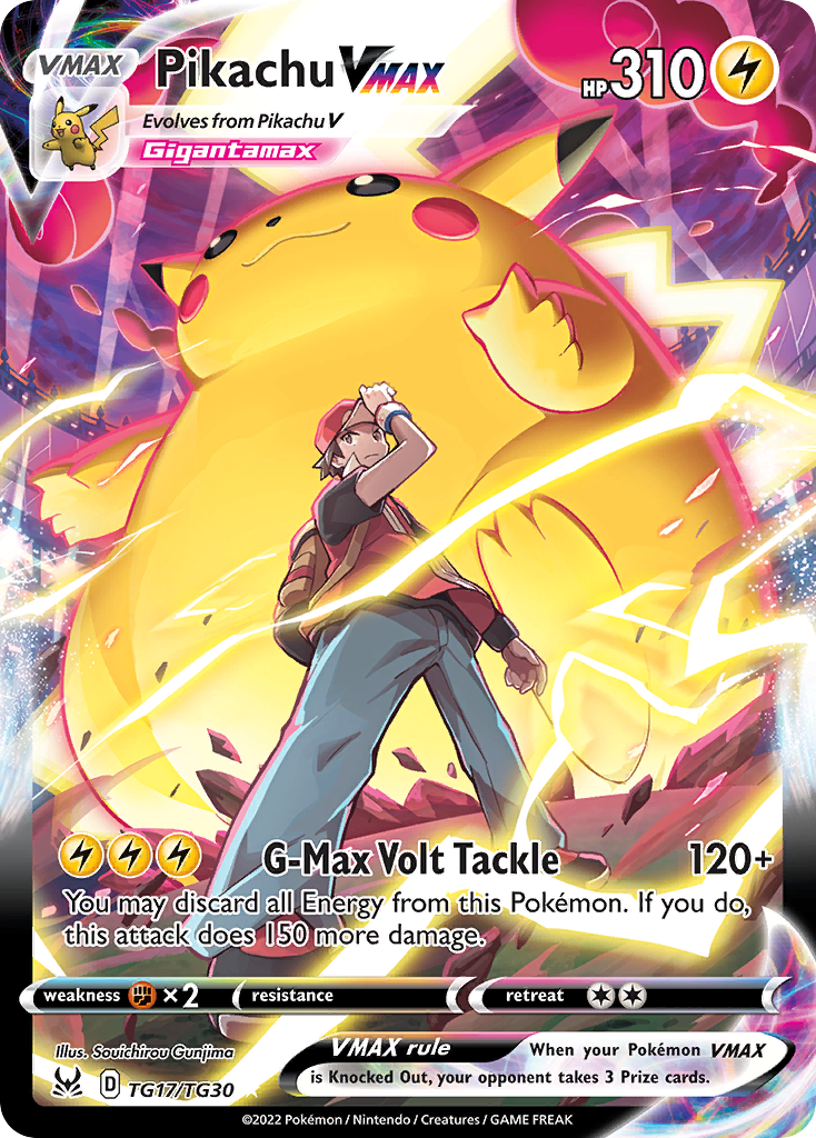 Pikachu VMAX - Lost Origin Trainer Gallery - TG17/TG30 - Holofoil