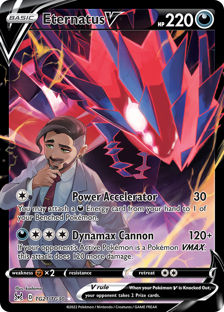 Eternatus V - Lost Origin Trainer Gallery - TG21/TG30 - Holofoil